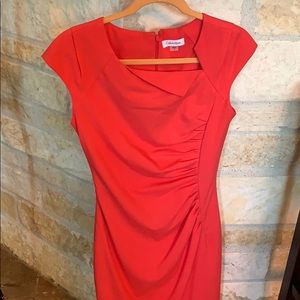 Pink Calvin Klein dress